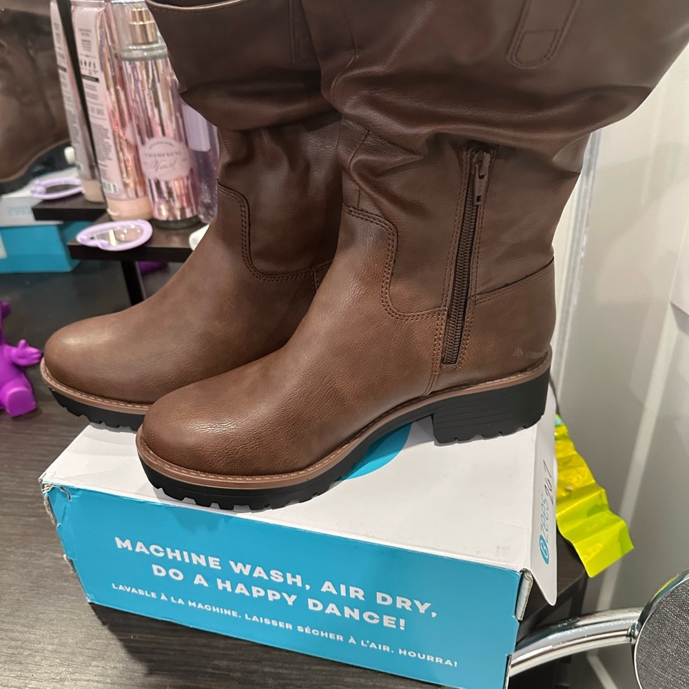 Sun + Stone Brown Women's Boots